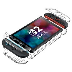GOOSPERY Nintendo Switch 2水晶全包硬殼組, 1套, 單一商品, 透明