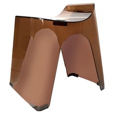 HUBATH 透明沐浴用浴凳, 透明棕色