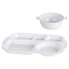 plala 家庭款餐盤+碗組, 1組, 白色