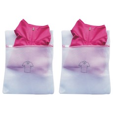 巧用 3D立體加厚型洗衣袋 上衣 40 x 30cm, 2個, 白色