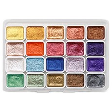 Pick & Home 高級固體水彩 敦煌, 500g, 20色