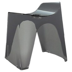 HUBATH 透明沐浴用浴凳, 透明黑色