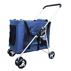 開放式寵物推車 DTC-810, 1台, 亞麻藍