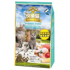 HAPPY CAT 貓飼料重量包 台灣製, 18kg, 鮪魚 + 雞肉, 1袋