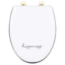 UH홈데코 화장실 소프트 변기커버, 해피니스, 1개