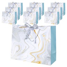 MAME 緞帶購物袋, C 天空大理石, 10個