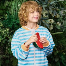 minidou 兒童Puffin輕量拉鍊開襟衫