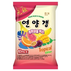 HAITAI 海太 熱帶綜合口味羊羹 10入, 1個, 500g