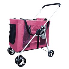 開放式寵物推車 DTC-810, 1台, 亞麻粉