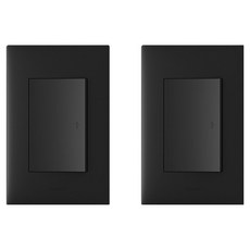 Legrand 羅格朗 Apela 黑色 簡約 3路 1開 開關, 2個