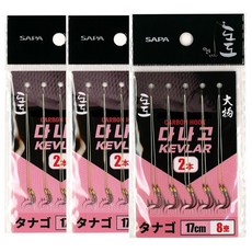 SAPA Dodo 蝦虎魚凱夫拉2本 8號 SDD-DK2S178, 3個, 10入