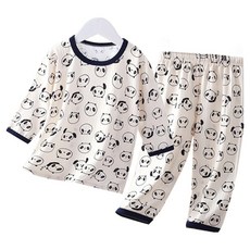 JOYMULTI 兒童七分袖好眠網眼居家服套裝