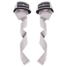 글로어스 그립 손목보호대 헬스 스트랩, 라이트 그레이, 2개