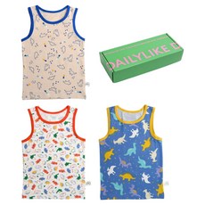 데일리라이크 남아용 런닝 상의 3종 세트