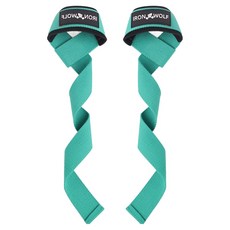 글로어스 그립 손목보호대 헬스 스트랩, 그린, 2개