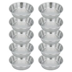 吉丁伊萊 不鏽鋼霧光緞面醬料碟 3號 9.5cm, 10個, 單一顏色