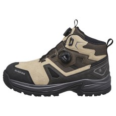 BlackYakWorkWear 防滑洗滌劑2級旋鈕安全鞋 YAK-530D, 1個