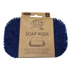 White Magic Eco Basics Soap Riser 抗菌防霉香皂墊 2片, 丹寧藍, 1組