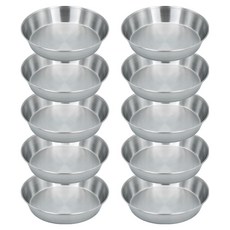 키친이레 스텐 무광 샤틴 소스접시 6호 14.7cm, 10개