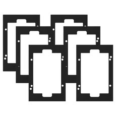 Legrand 羅格朗 Apela Simple 2孔嵌入式接地輔助座 黑色, 6個