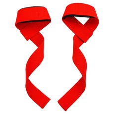 WAISFIT 철봉 풀업 헬스 스트랩, 레드, 2개