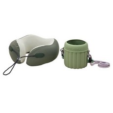 JORDAN&JUDY 佐敦朱迪 旅行頸枕收納包套裝, 綠色