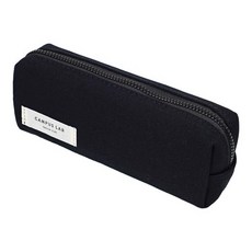 moong9 Campus Lab 簡約筆袋, 黑色, 1個