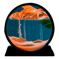 意境3D立體流沙畫擺飾, 黃色