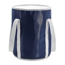 折疊便攜式加高款泡腳袋, 1個, 藏青色