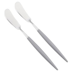 Bogen Allemande 緞面餐具奶油刀, 2個, 灰色