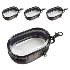 Reddot 紅點生活 數據線耳機公仔多用途收納包, 黑色, 4個