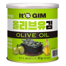 지도표성경 이츠김 올리브 캔김, 30g, 1개
