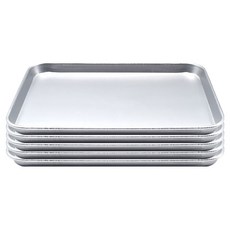 Casabeni 鋁製長方形素面托盤, 5個, 單一顏色