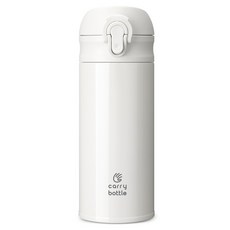 carry bottle Easy Bottle 保溫隨行杯, 1個, 350ml, 白色