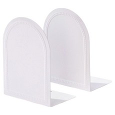 미소로운 묵직한 L자형 북엔드 돔 2p, 화이트