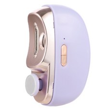 電動指甲修剪磨甲機 升級款 安全修甲刀 美甲剪, 1個, 紫色