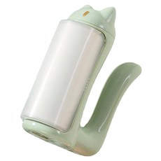 蕉蕉購物 貓咪造型可撕式滾筒黏毛器 綠色, 1支