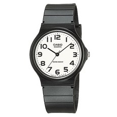 CASIO 卡西歐 手錶 MQ-24-7B2, 黑色/白色