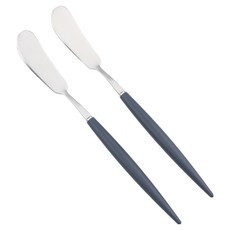 Bogen Allemande 緞面餐具奶油刀, 2個, 藍色