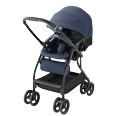 Aprica 愛普力卡 雙向自動四輪推車 RunRun 2129309, 深海藍 NV