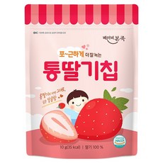 베이비본죽 동결건조 통딸기칩, 1개, 10g