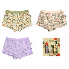 Dailylike Daily 女童四角內褲3件組