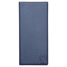 아이벨류 바이폴드 가죽 골프지갑, 네이비, 1개