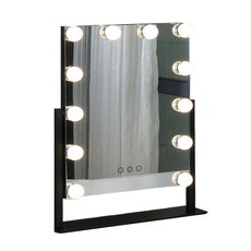 巨星亮感化妝鏡 3色調光, 黑色