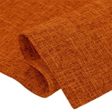 블럭마트 두꺼운 린넨 솔리드 테이블 플래그, 오렌지, 1개, 30 x 180 cm