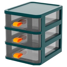 Market Ring 多用途美術用品收納盒 深綠色 3層