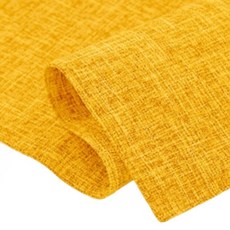 Block Mart 加厚亞麻純色桌旗, 30 x 210 cm, 1個, 黃色