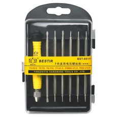 BESTIR 정밀 드라이버 7종 세트 BST-95111, 1세트
