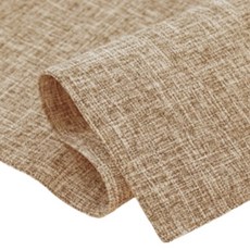 Block Mart 加厚亞麻純色桌旗, 30 x 160 cm, 1個, 棕色