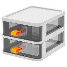 Market Ring 多用途美術用品收納盒 白色 2層